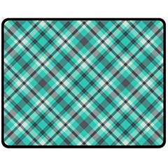 Tartan Scotland Seamless Plaid Pattern Vintage Check Color Square Geometric Texture Double Sided Fleece Blanket (medium)  by Wegoenart