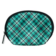 Tartan Scotland Seamless Plaid Pattern Vintage Check Color Square Geometric Texture Accessory Pouch (medium) by Wegoenart