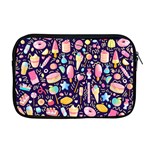 Cute Seamless Pattern With Colorful Sweets Cakes Lollipops Apple MacBook Pro 17  Zipper Case Front