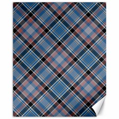 Tartan Scotland Seamless Plaid Pattern Vintage Check Color Square Geometric Texture Canvas 11  X 14  by Wegoenart