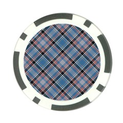 Tartan Scotland Seamless Plaid Pattern Vintage Check Color Square Geometric Texture Poker Chip Card Guard (10 Pack) by Wegoenart