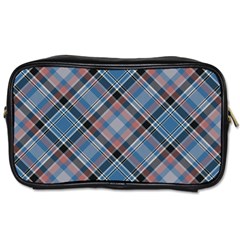 Tartan Scotland Seamless Plaid Pattern Vintage Check Color Square Geometric Texture Toiletries Bag (two Sides) by Wegoenart