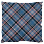 Tartan Scotland Seamless Plaid Pattern Vintage Check Color Square Geometric Texture Large Flano Cushion Case (Two Sides) Front