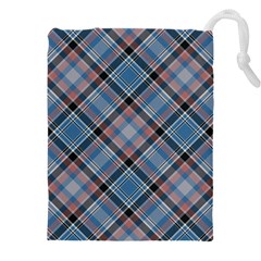 Tartan Scotland Seamless Plaid Pattern Vintage Check Color Square Geometric Texture Drawstring Pouch (5xl) by Wegoenart