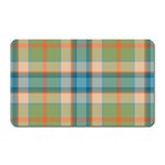 Tartan Scotland Seamless Plaid Pattern Vintage Check Color Square Geometric Texture Magnet (Rectangular) Front