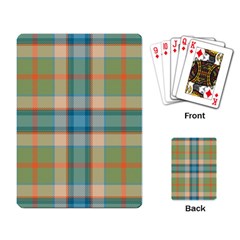 Tartan Scotland Seamless Plaid Pattern Vintage Check Color Square Geometric Texture Playing Cards Single Design (rectangle) by Wegoenart