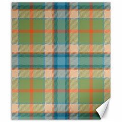 Tartan Scotland Seamless Plaid Pattern Vintage Check Color Square Geometric Texture Canvas 8  X 10  by Wegoenart