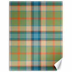 Tartan Scotland Seamless Plaid Pattern Vintage Check Color Square Geometric Texture Canvas 12  X 16  by Wegoenart