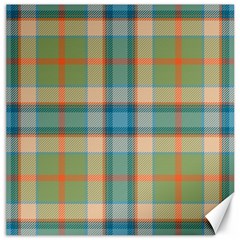 Tartan Scotland Seamless Plaid Pattern Vintage Check Color Square Geometric Texture Canvas 16  X 16  by Wegoenart