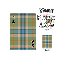 Tartan Scotland Seamless Plaid Pattern Vintage Check Color Square Geometric Texture Playing Cards 54 Designs (mini) by Wegoenart