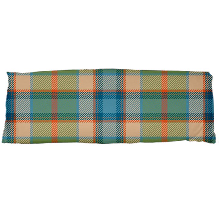 Tartan Scotland Seamless Plaid Pattern Vintage Check Color Square Geometric Texture Body Pillow Case Dakimakura (Two Sides)