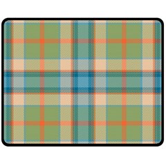 Tartan Scotland Seamless Plaid Pattern Vintage Check Color Square Geometric Texture Double Sided Fleece Blanket (medium)  by Wegoenart