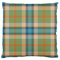 Tartan Scotland Seamless Plaid Pattern Vintage Check Color Square Geometric Texture Standard Flano Cushion Case (one Side) by Wegoenart