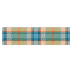 Tartan Scotland Seamless Plaid Pattern Vintage Check Color Square Geometric Texture Satin Scarf (oblong) by Wegoenart