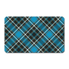 Tartan Scotland Seamless Plaid Pattern Vintage Check Color Square Geometric Texture Magnet (rectangular) by Wegoenart