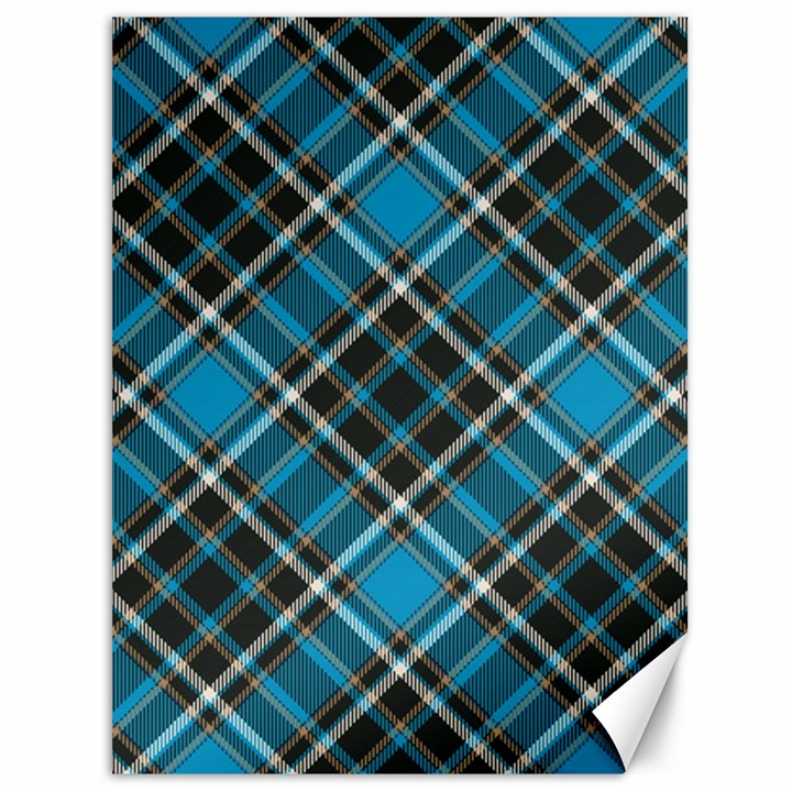 Tartan Scotland Seamless Plaid Pattern Vintage Check Color Square Geometric Texture Canvas 36  x 48 