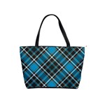 Tartan Scotland Seamless Plaid Pattern Vintage Check Color Square Geometric Texture Classic Shoulder Handbag Front