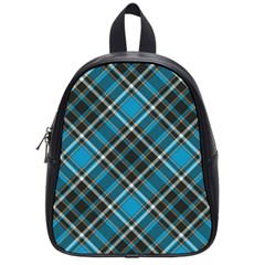 Tartan Scotland Seamless Plaid Pattern Vintage Check Color Square Geometric Texture School Bag (small) by Wegoenart