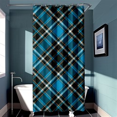 Tartan Scotland Seamless Plaid Pattern Vintage Check Color Square Geometric Texture Shower Curtain 36  X 72  (stall)  by Wegoenart