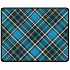 Tartan Scotland Seamless Plaid Pattern Vintage Check Color Square Geometric Texture Double Sided Fleece Blanket (medium)  by Wegoenart