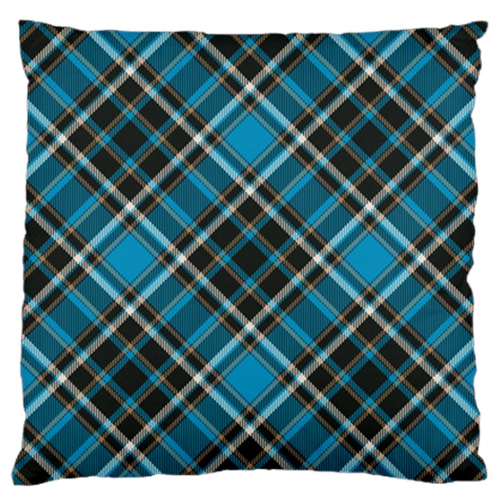 Tartan Scotland Seamless Plaid Pattern Vintage Check Color Square Geometric Texture Standard Flano Cushion Case (Two Sides)