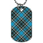 Tartan Scotland Seamless Plaid Pattern Vintage Check Color Square Geometric Texture Dog Tag (Two Sides) Front