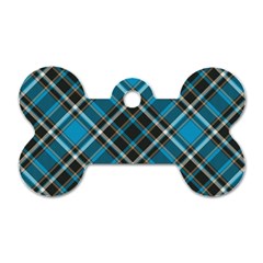 Tartan Scotland Seamless Plaid Pattern Vintage Check Color Square Geometric Texture Dog Tag Bone (two Sides) by Wegoenart