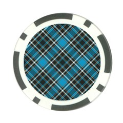 Tartan Scotland Seamless Plaid Pattern Vintage Check Color Square Geometric Texture Poker Chip Card Guard by Wegoenart