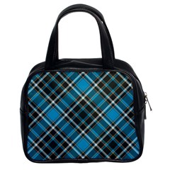 Tartan Scotland Seamless Plaid Pattern Vintage Check Color Square Geometric Texture Classic Handbag (two Sides) by Wegoenart