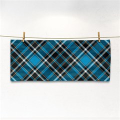 Tartan Scotland Seamless Plaid Pattern Vintage Check Color Square Geometric Texture Hand Towel by Wegoenart