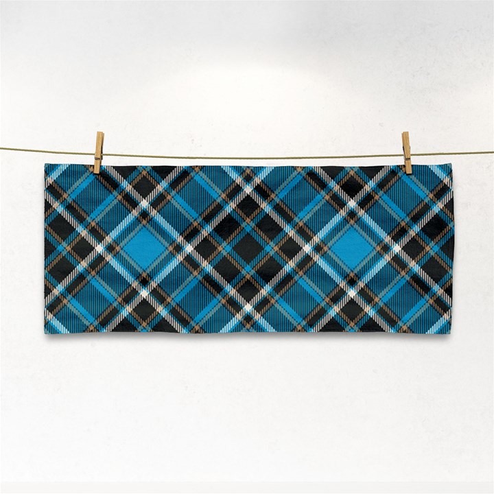 Tartan Scotland Seamless Plaid Pattern Vintage Check Color Square Geometric Texture Hand Towel