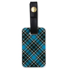 Tartan Scotland Seamless Plaid Pattern Vintage Check Color Square Geometric Texture Luggage Tag (one Side) by Wegoenart