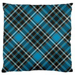 Tartan Scotland Seamless Plaid Pattern Vintage Check Color Square Geometric Texture Large Cushion Case (two Sides) by Wegoenart