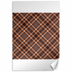 Tartan Scotland Seamless Plaid Pattern Vintage Check Color Square Geometric Texture Canvas 20  X 30  by Wegoenart