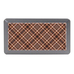 Tartan Scotland Seamless Plaid Pattern Vintage Check Color Square Geometric Texture Memory Card Reader (mini) by Wegoenart