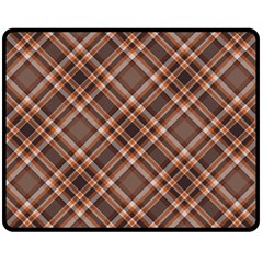 Tartan Scotland Seamless Plaid Pattern Vintage Check Color Square Geometric Texture Double Sided Fleece Blanket (medium)  by Wegoenart