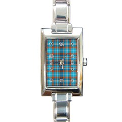 Tartan Scotland Seamless Plaid Pattern Vintage Check Color Square Geometric Texture Rectangle Italian Charm Watch by Wegoenart