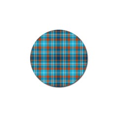 Tartan Scotland Seamless Plaid Pattern Vintage Check Color Square Geometric Texture Golf Ball Marker (4 Pack) by Wegoenart