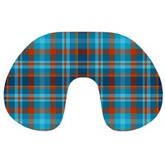 Tartan Scotland Seamless Plaid Pattern Vintage Check Color Square Geometric Texture Travel Neck Pillow by Wegoenart