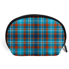 Tartan Scotland Seamless Plaid Pattern Vintage Check Color Square Geometric Texture Accessory Pouch (large) by Wegoenart