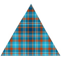 Tartan Scotland Seamless Plaid Pattern Vintage Check Color Square Geometric Texture Wooden Puzzle Triangle by Wegoenart