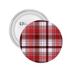 Red Abstract Check Textile Seamless Pattern 2 25  Buttons by Wegoenart