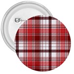 Red Abstract Check Textile Seamless Pattern 3  Buttons Front