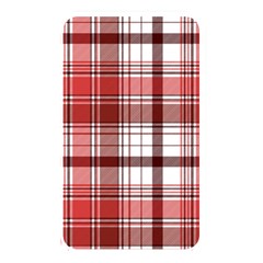 Red Abstract Check Textile Seamless Pattern Memory Card Reader (rectangular)