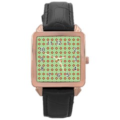 Df Bruce Willheard Rose Gold Leather Watch  by deformigo