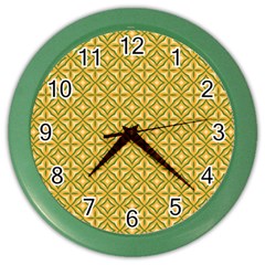 Df Latiya Color Wall Clock by deformigo