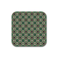 Soul Reflection Rubber Square Coaster (4 Pack)  by deformigo