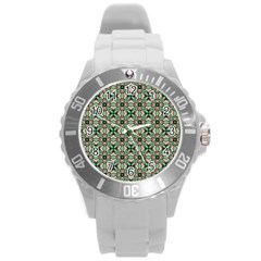 Soul Reflection Round Plastic Sport Watch (l) by deformigo