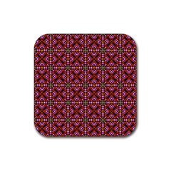 Df Deepilesh Rubber Coaster (square)  by deformigo