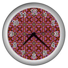 Df Deepilesh Wall Clock (silver) by deformigo